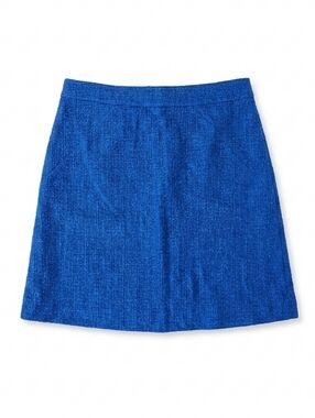 Kate Spade Anita Skirt in Royblue - Textured Tweed A-Line Mini